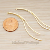 PD.1894 // Simple S-Line Pendant, 2 Pc