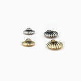 PD.0014-06 // shell ring pendant, Jewelry Supplies, Jewelry Making, (Gold, Rhodium Plated), 2 pc