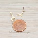 ER.005 // Tiny Giraffe Ear Post, 2 Pc