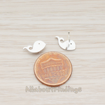 ER.006 // Tiny Whale Ear Post, 2 Pc