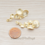 ER.007 // Organic Multi Round Circle Ear Post, 2 Pc