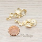 ER.007 // Organic Multi Round Circle Ear Post, 2 Pc