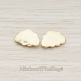 ER.137-01 // Smooth Cloud Ear Post, 2 Pc