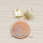 ER.150 // Square Ear Post, 2 Pc