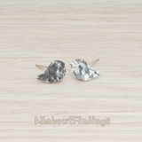 ER.232 // Textured Sparrow Bird Ear Post, 2 Pc