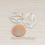 ER.234 // Bird Foot Print Ear Post, 2 Pc