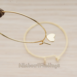 ER.289 // 30mm Hoop Earwire, 2Pc