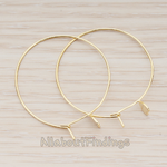 ER.289 // 30mm Hoop Earwire, 2Pc