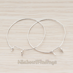 ER.289 // 30mm Hoop Earwire, 2Pc