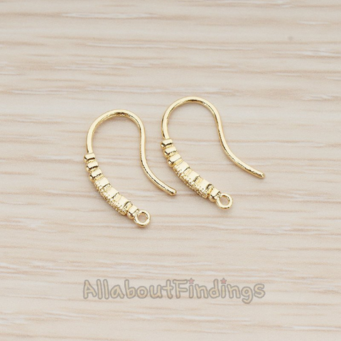 ER.301 // Multi Cubic Setting French Earwire 2Pc