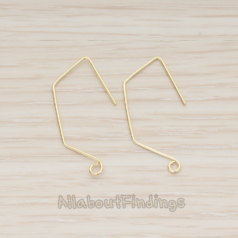 ER.306 // Angle Earwire, 4 Pc