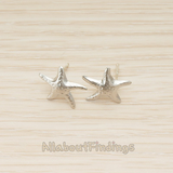 ER.352 // Dotted Starfish Earpost, 2 Pc