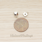 ER.363 // Simple Chuuby Tiny Square Earpost, 2 Pc