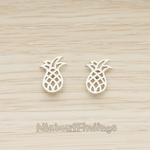 ER.396 // Pineapple Earpost, 2 Pc