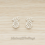 ER.396 // Pineapple Earpost, 2 Pc