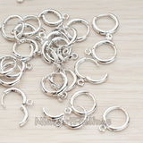 ER.657 // Round Leverback One-Touch Ear Hoop, 6 Pc