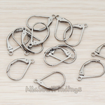 ER.658-02 // Large Leverback Ear Hook, 8 Pc