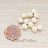 ET.995 // Cotton Pearl Beads, 2 Pc