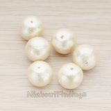 ET.995 // Cotton Pearl Beads, 2 Pc