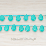 ET.996 // Teardrop Artficial Jade Stone, 8 Pc