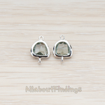 FS.120 // Textured Nugget Framed Stone Connector, 2 Pc