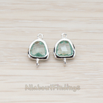 FS.120 // Textured Nugget Framed Stone Connector, 2 Pc