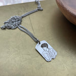 [ Surgical Steel ] Drawing Pendant Necklace