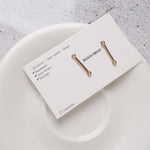 PD.2037 // Simple Gold Bar Connector Pendant, 2 Pc