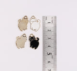 PD.2055 // ESA Series-back of a Cat  Pendant, 2 Pc [P-SS-0416]