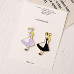 PD.2007 // Children's Story Series - Alice  Pendant, 2 Pc