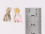 PD.2006 // Children's Story Series - Falling Alice Pendant, 2 Pc