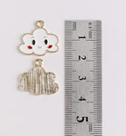 PD.2062 // Children's Story Series-My Little Pony Cloud Pendant, 2 Pc [P-SS-0441]