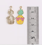 PD.2064 // Food Series - Pineapple Pendant, 2 Pc [P-SS-0448]