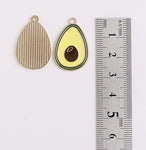 PD.2066 // Food Series - Avocado Pendant, 2 Pc [P-SS-0450]