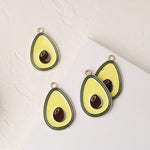 PD.2066 // Food Series - Avocado Pendant, 2 Pc [P-SS-0450]