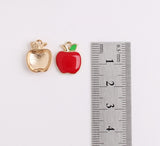 PD.2050 // Food Series - Apple Pendant, 2 Pc [P-SS-0452]