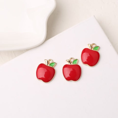 PD.2050 // Food Series - Apple Pendant, 2 Pc [P-SS-0452]