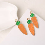 PD.2010 // Food Series - Carrot Pendant, 2 Pc