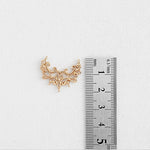 PD.2150 // Gold Line - Renaissance Decorations Pendant, 2 Pc / P-DQ-0232