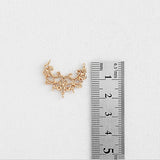 PD.2150 // Gold Line - Renaissance Decorations Pendant, 2 Pc / P-DQ-0232