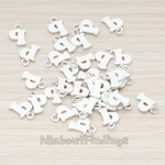 PD.080 // Simple Uppercase Initial Pendant, 2 Pc