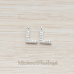 PD.083 // Cubic Setting Initial Pendant, 1 Pc