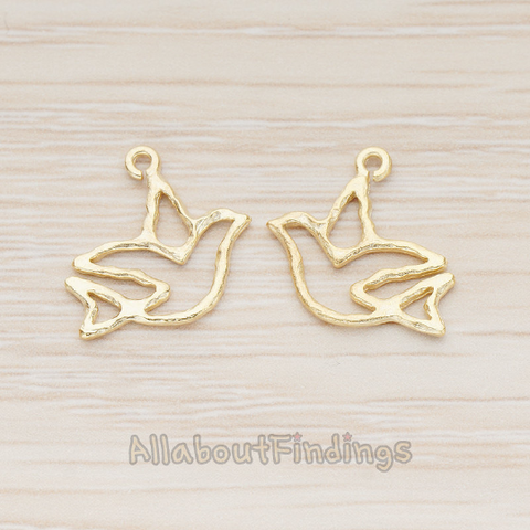 PD.1000 // Dove Bird Pendant, 2 Pc