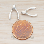 PD.1001 // Small Wishbone Pendant, 2 Pc