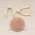 PD.1002 // Large Wishbone Pendant, 2 Pc