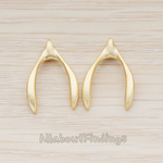 PD.1002 // Large Wishbone Pendant, 2 Pc