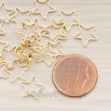 PD.1008-01 // 10mm Star Link Pendant, 6 Pc