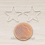 PD.1008-02 // 18mm Star Link Pendant, 4 Pc