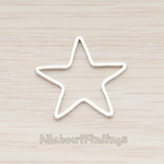 PD.1008-03 // 23mm Star Link Pendant, 2 Pc