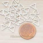 PD.1009-01 // 7mm Triangle Link Pendant, 6 Pc